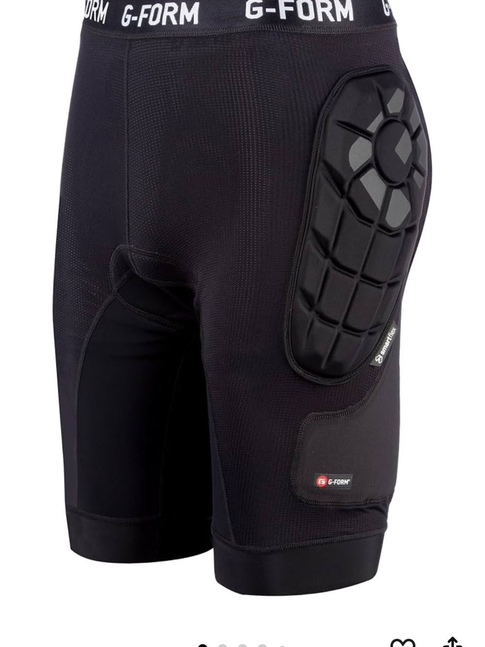 Men's Black Padded Compression Shorts